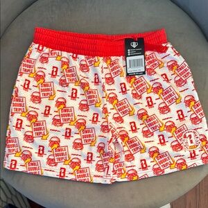 Baseball Lifestyle 101 Burger Shorts Youth XL
